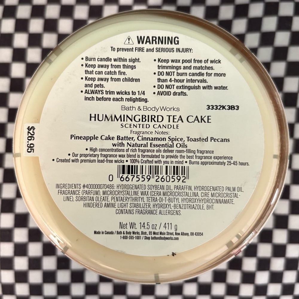 Hummingbird Tea Cake - Picture 4 of 4
